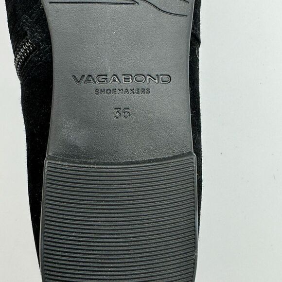 Vagabond‎ Shoemakers Katlin Ankle Bootie Boots Women's 36 US 6 Black Suede Shoes - Picture 9 of 12